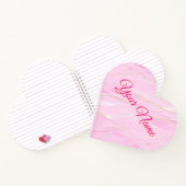 Pink and Gold Heart-Shaped Notitieboek (Binnen)