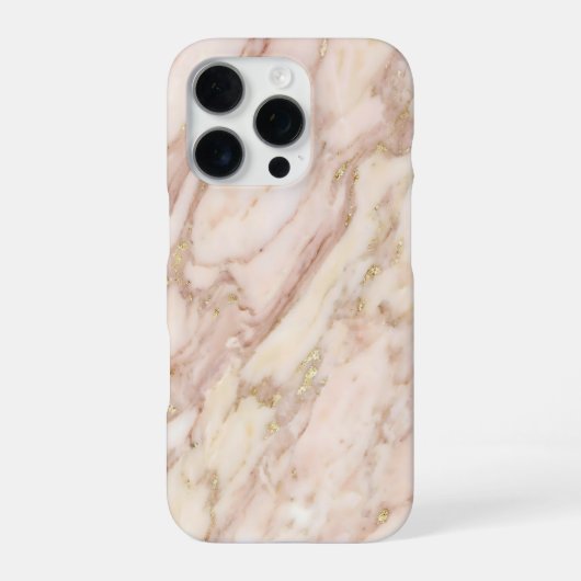 pink and gold marble iPhone hoesje (Achterkant)