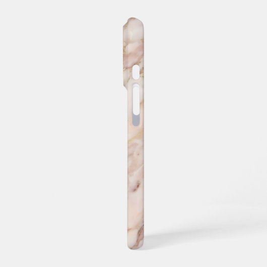 pink and gold marble iPhone hoesje (Linkerkant)