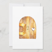 Pink and Gold Princess 2e verjaardag Kaart (Achterkant)