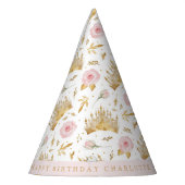 Pink and Gold Princess Party Pet - Koninklijk Verj Feesthoedjes (Links)