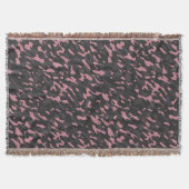 pink and gray camo abstract deken (Voorkant)