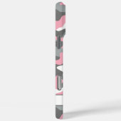 Pink and Gray Camouflage Personalized Case-Mate iPhone Case (Achterkant / Rechts)