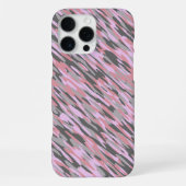 pink and gray green camo abstract iPhone hoesje (Achterkant)