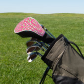 Pink and Green Circles Golfheadcover (Insitu)
