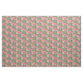 Pink and Green Floral Natuur Pattern Stof (Fat Quarter)