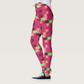pink and green geometric leggings (Links)