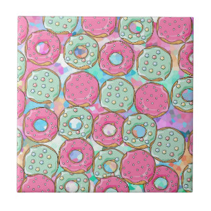 PINK AND MINT COOKIES DONUT SPRINKLE CRUSH TEGELTJE