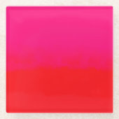 Pink and Orange Gradient  Glazen Onderzetter (Voorkant)