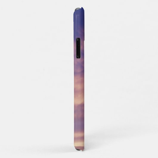 Pink and Paars Cloudy Sky Phone Case (Achterkant/rechts)