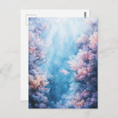 Pink and Peach Coral Reef Underwater Nature Briefkaart (Voorkant / Achterkant)