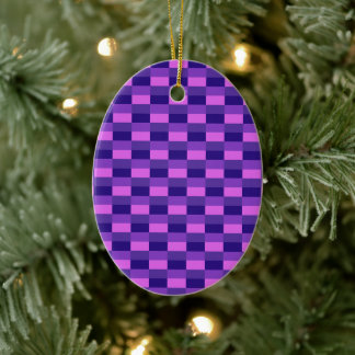 Pink and Purple Color Combination Keramisch Ornament