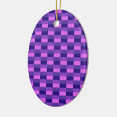 Pink and Purple Color Combination Keramisch Ornament (Links)