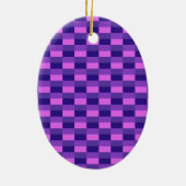 Pink and Purple Color Combination Keramisch Ornament (Achterkant)