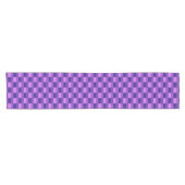 Pink and Purple Color Combination Korte Tafelloper (Horizontaal)