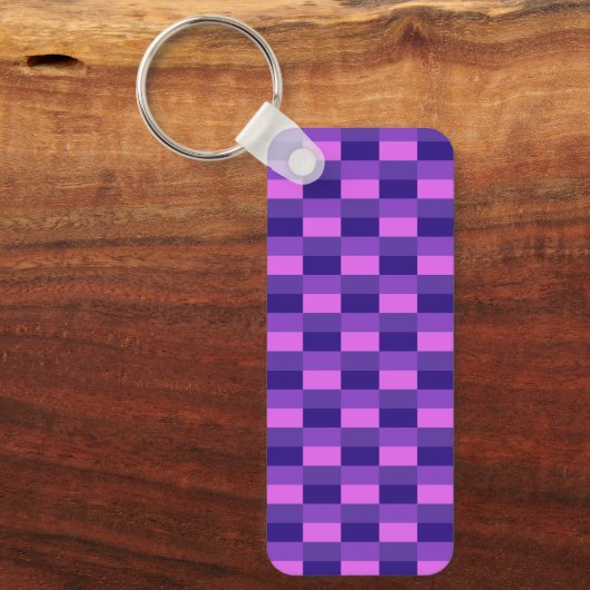 Pink and Purple Color Combination Sleutelhanger (Voorkant)