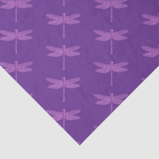Pink and Purple Fantasy Dragonfly Tissuepapier (Detail)
