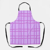 Pink and purple flower checkered pattern schort (Voorkant)
