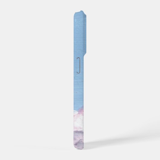 Pink and Purple Fluffy Clouds Phone Case iPhone Hoesje (Rechterkant)