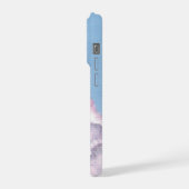 Pink and Purple Fluffy Clouds Phone Case iPhone Hoesje (Linkerkant)