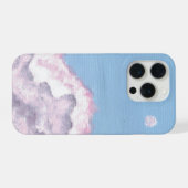 Pink and Purple Fluffy Clouds Phone Case iPhone Hoesje (Achterkant horizontaal)