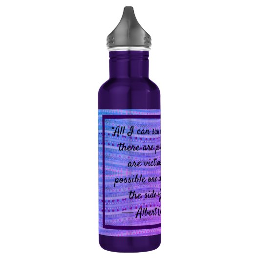 Pink and Purple Hearts & a Quote Waterfles (Links)