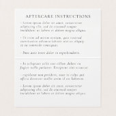 Pink and Purple Monogram Modern Visitekaartje (Binnenkant ongevouwen)