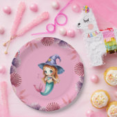 Pink And Purple Seashells  Papieren Bordje (Feest)