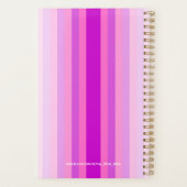 Pink and Purple Stripe 2026 Planner (Achterkant)