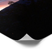 PInk and Purple Sunset Family Tree Photo Poster (Hoek)