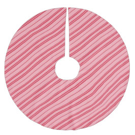 Pink and Red Christmas Candy Cane Stripes  Kerstboom Rok
