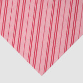 Pink and Red Christmas Candy Cane Stripes  Tissuepapier (Detail)