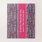 Pink and Red Fish for Valentine's Day Legpuzzel (Verticaal)