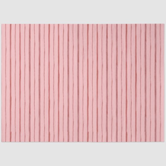 Pink and Red Galentine Hand Drawn Line Pattern Tissuepapier (Voorkant)