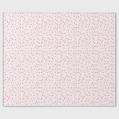 Pink and Red Hearts Cadeaupapier (Vlak)