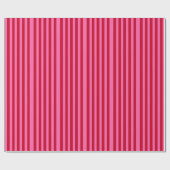 Pink and Red Peppermint Stripes Cadeaupapier (Vlak)