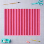 Pink and Red Peppermint Stripes Tissuepapier (Craft)