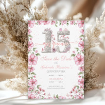 Pink and Silver Miss Quince Quinceañera