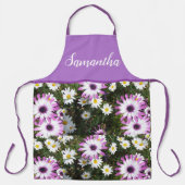 Pink and White Daisy Daisies Flowers Floral Schort (Voorkant)