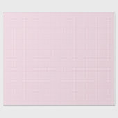 Pink and White Gingham Cadeaupapier (Vlak)