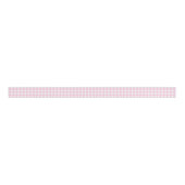 Pink and White Gingham Grosgrain Lint (Voorkant)