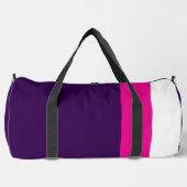 Pink and White on Navy Large Plunjezak (Voorkant)