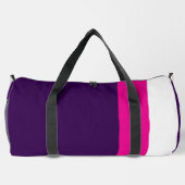 Pink and White on Navy Large Plunjezak (Achterkant)