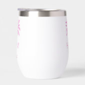 Pink and White Palm Palmetto Tree Monogram (Rechts)