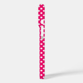 Pink and White Polka dots Case-Mate iPhone Case (Achterkant / Links)