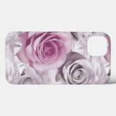 Pink and White Rose Retina Case (Achterkant (horizontaal))