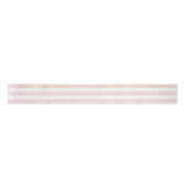 Pink and White Striped Paris Glam  Satijnen Lint (Voorkant)