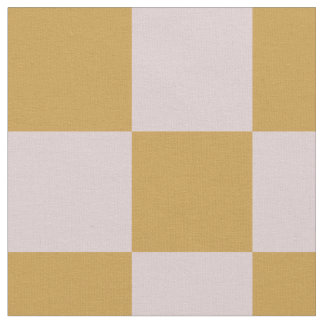 Pink and Yellow Checkered Pattern Stof