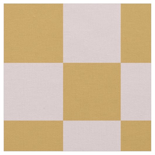 Pink and Yellow Checkered Pattern Stof (Close Up)