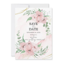 Pink Anemone Save the Date